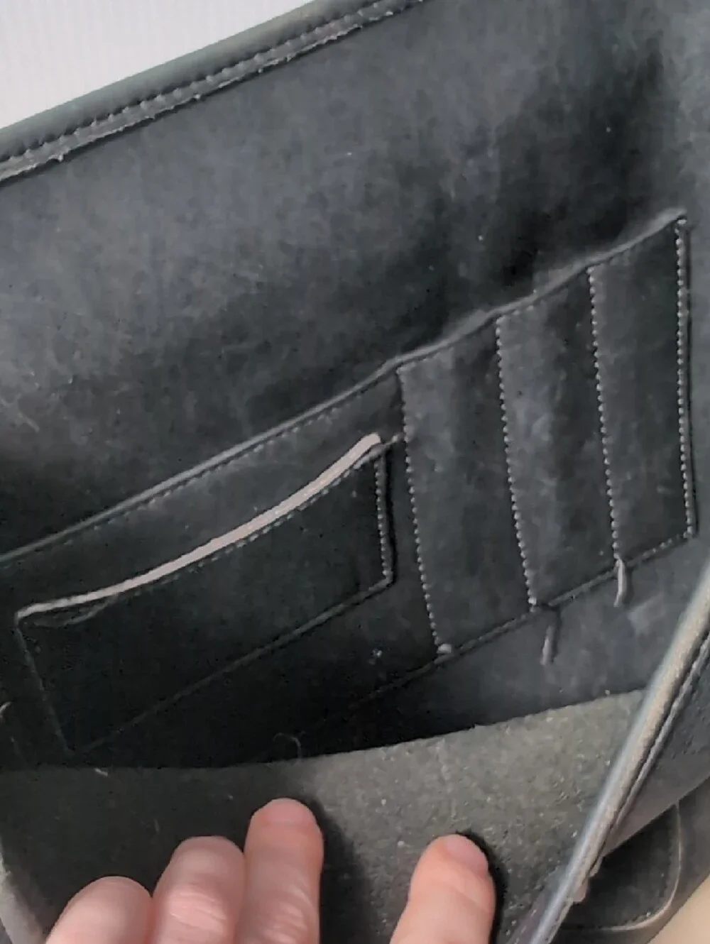Coach Black Leather Men's Briefcase with Shoulder Strap